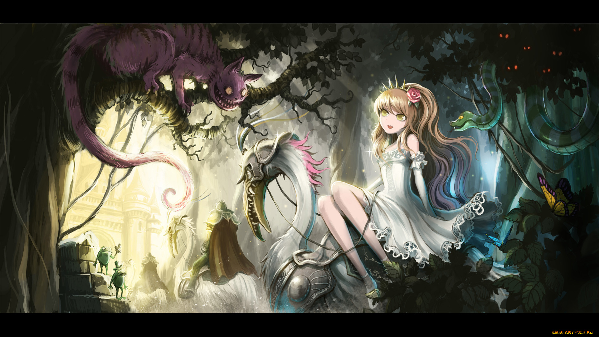 , alice, in, wonderland, cat